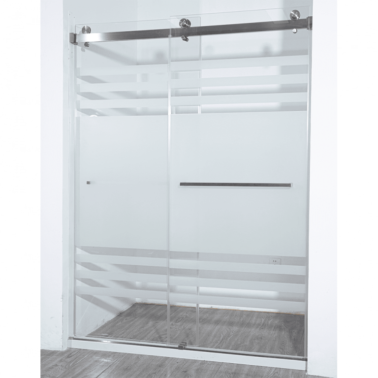 3 Apis Glass double frameless sliding door Cambrige series soft closing shower door shower enclosure