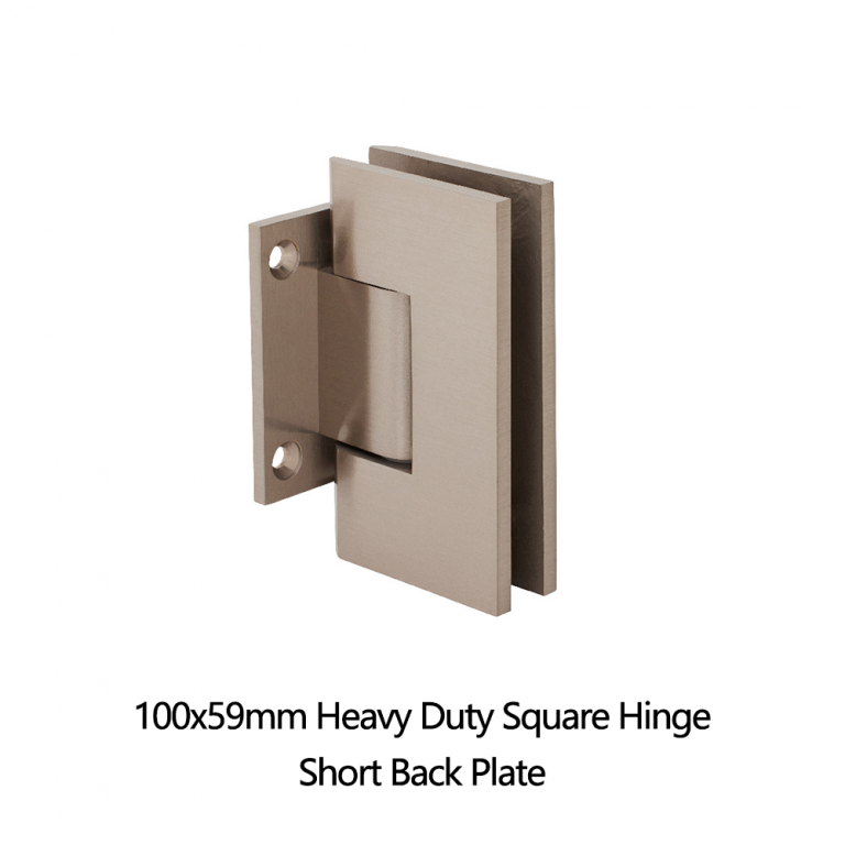 100x59mm Heavy Duty Square Hinge Short Back Plate