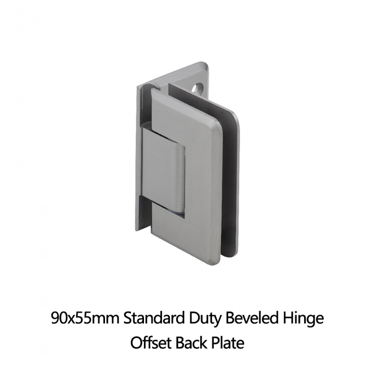 90x55mm Standard Duty Beveled Hinge Offset Back Plate