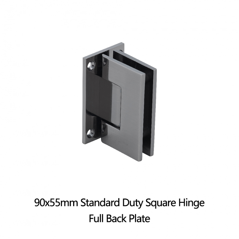 90x55mm Standard Duty Square Hinge Full Back Plate