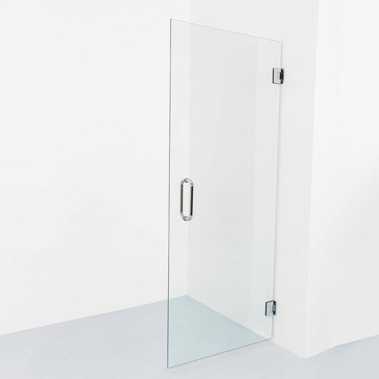 2 Chrome hinge door shower door Apisglass