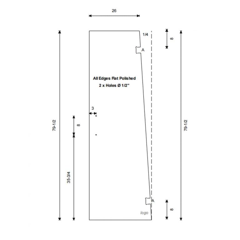 4 Out of square shower glass Apisglass