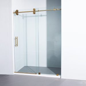 Cresent Frameless Sliding Shower Doors Apisglass