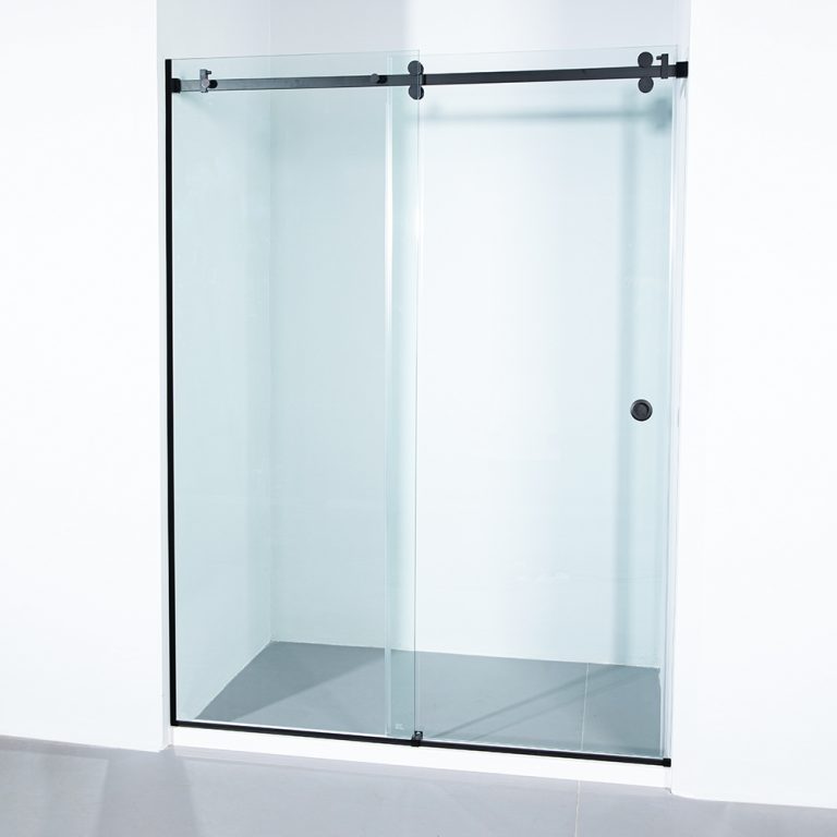 Serenity Frameless Shower Door Fixed With U-Channels Apisglass