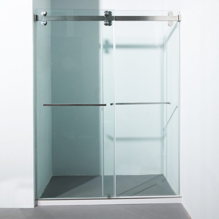 Cambridge Double Sliding Shower Doors 8 Wheels with A Diameter of 55mm Apisglass (2)