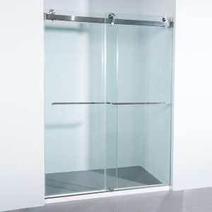 Soft Closing Cambridge Frameless Double Sliding Shower Doors Apisglass