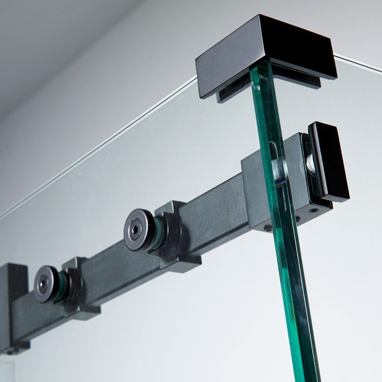 Track Holder Fittings For Fixed Panel Sliding Shower Doors Apisglass